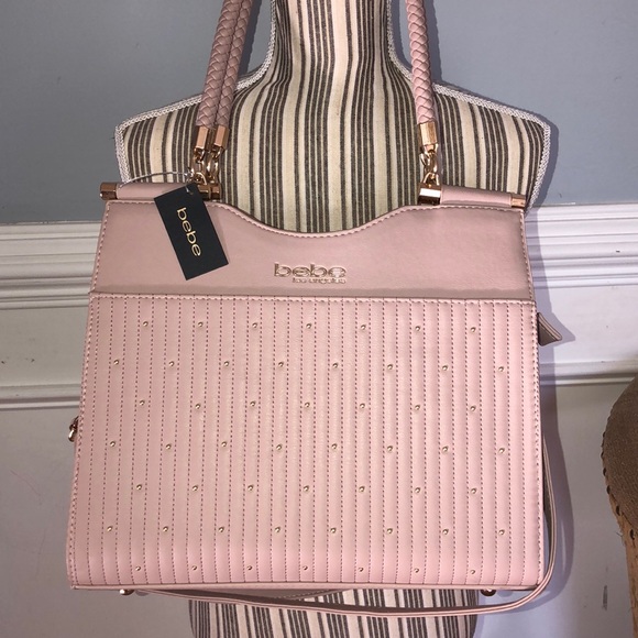 bebe Handbags - Blush pink Bebe satchel